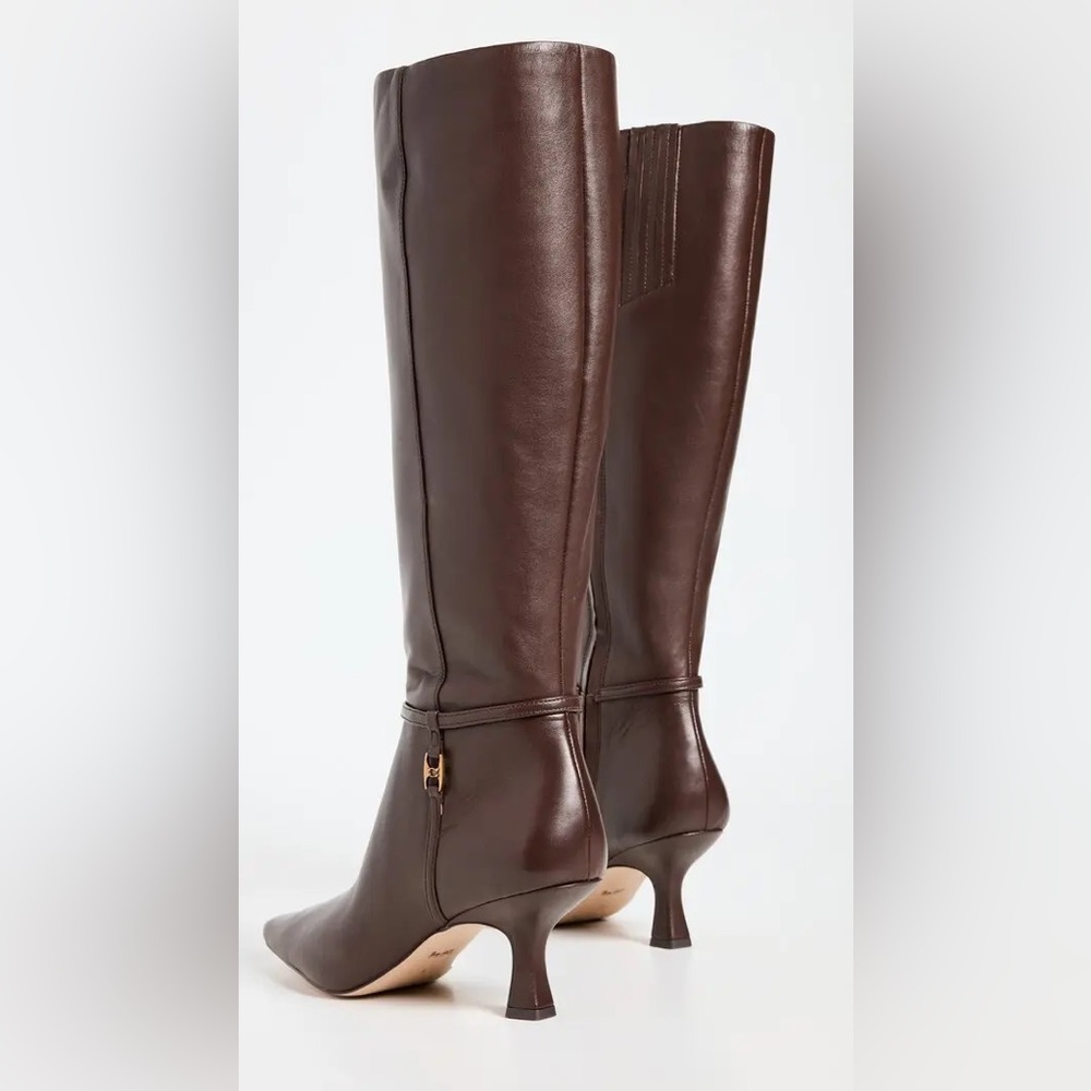 Coach Requel Boots Brown leather size US 8 New in box 398$ - Picture 4 of 9